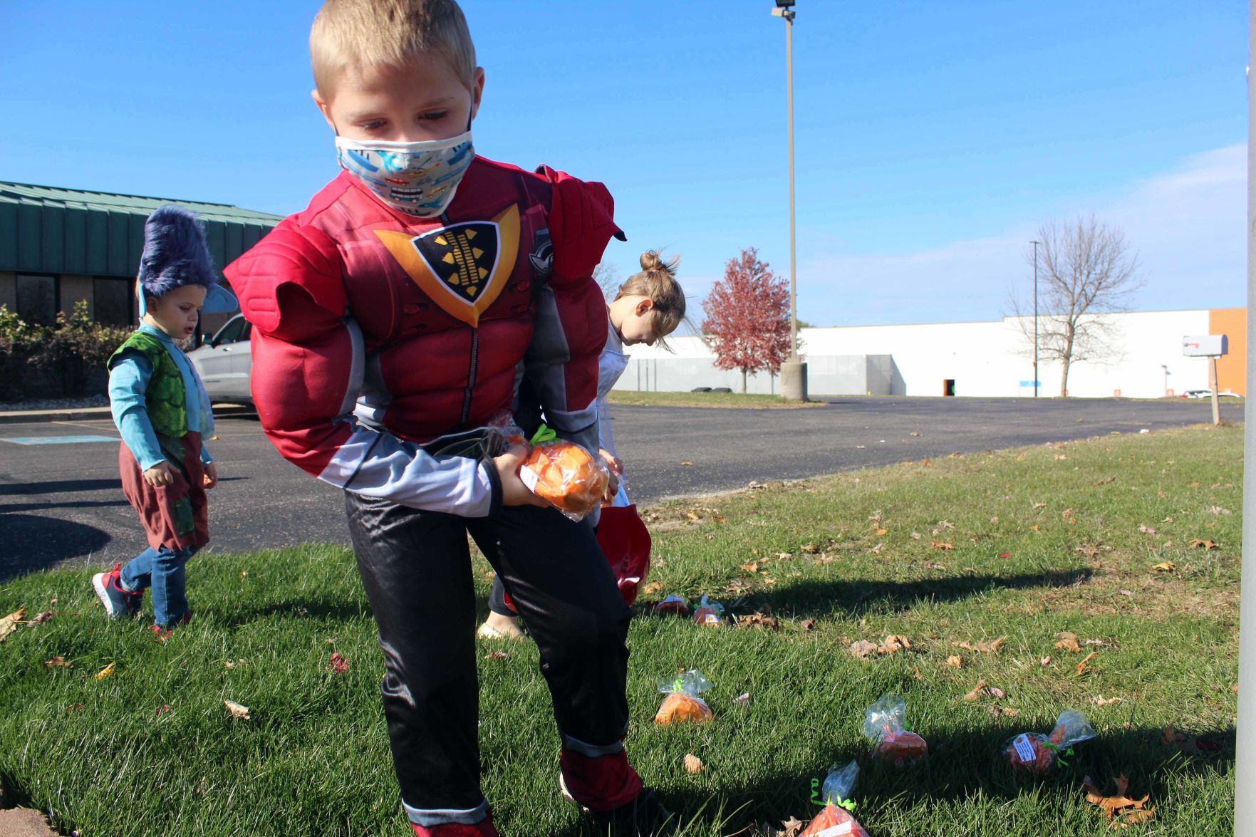 Gabe grabs candy